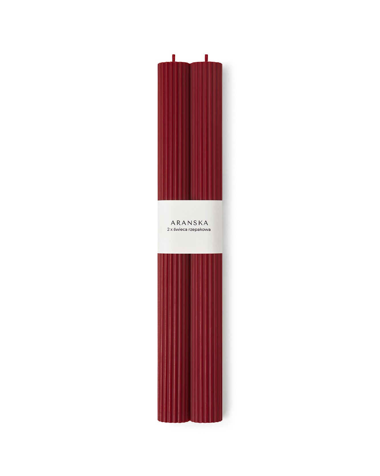 Świece wolnostojące Dark Red (2 szt.)