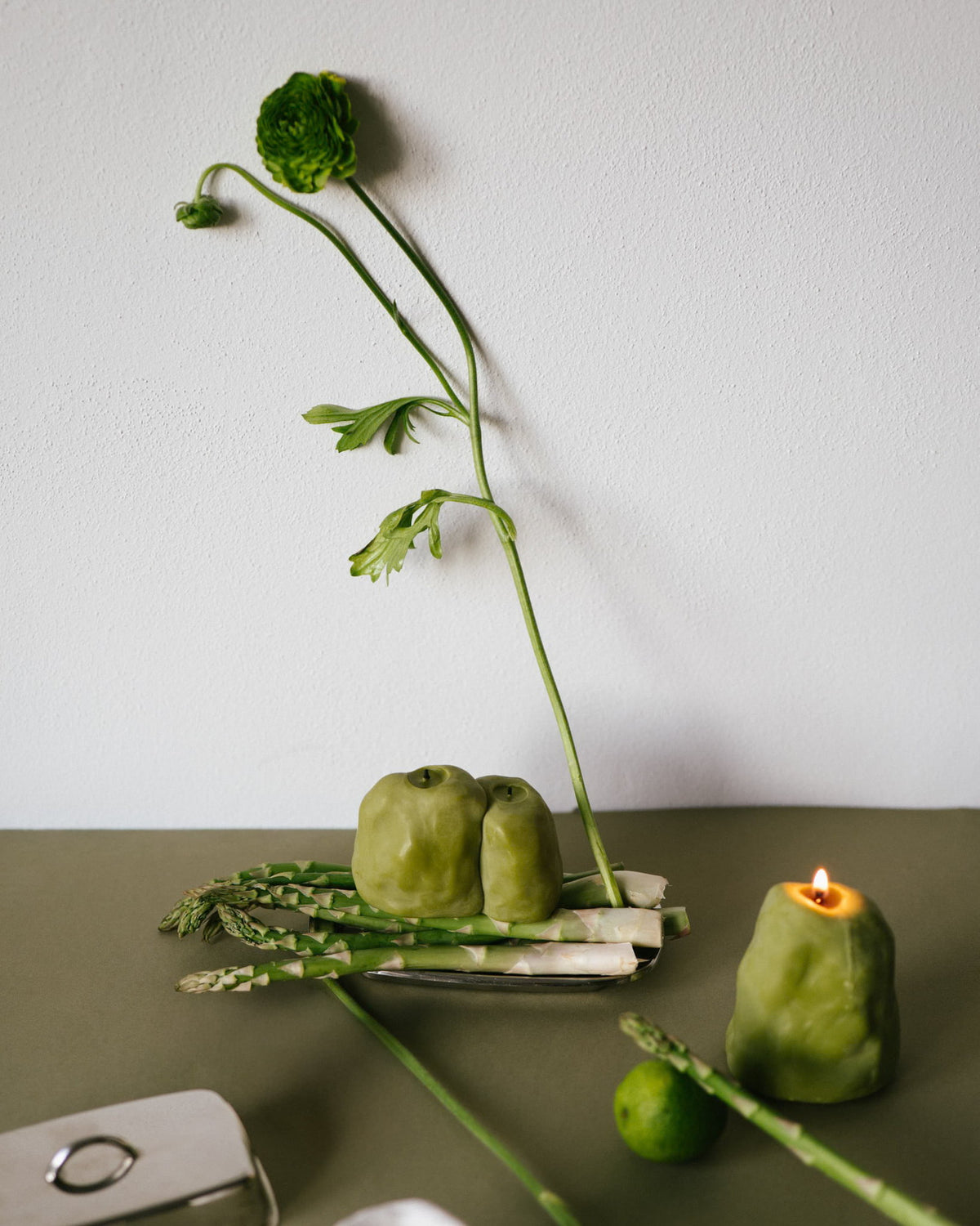 DUO candle – unscented olive